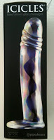 Icicles No. 9 Glass Dildo Packaging Icicles No. 9 Glass Dildo Packaging