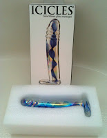 Icicles No. 9 Glass Dildo Packaging Icicles No. 9 Glass Dildo Packaging