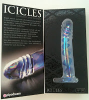 Icicles No. 9 Glass Dildo Packaging Icicles No. 9 Glass Dildo Packaging